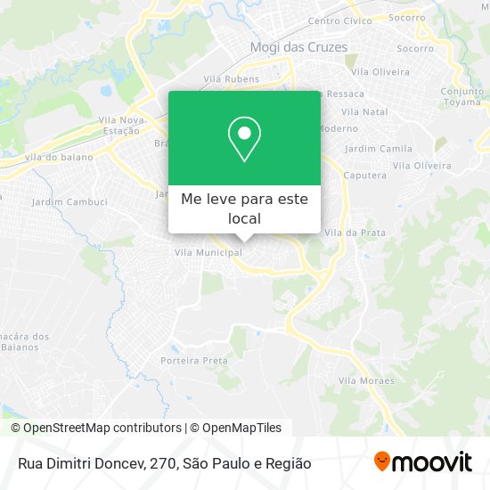 Rua Dimitri Doncev, 270 mapa