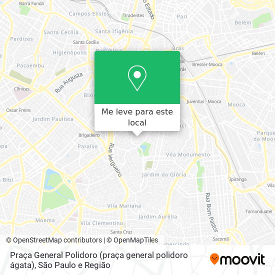 Praça General Polidoro (praça general polidoro ágata) mapa