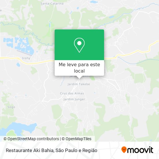 Restaurante Aki Bahia mapa
