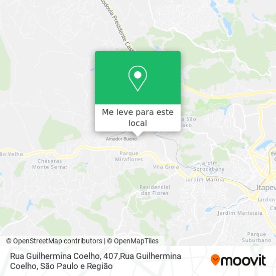Rua Guilhermina Coelho, 407,Rua Guilhermina Coelho mapa