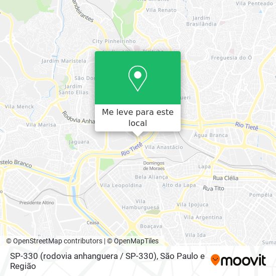 SP-330 (rodovia anhanguera / SP-330) mapa