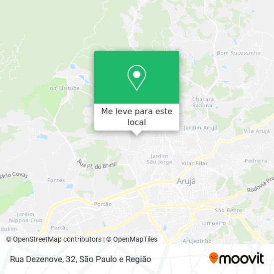 Rua Dezenove, 32 mapa