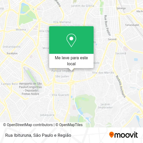 Rua Ibituruna mapa