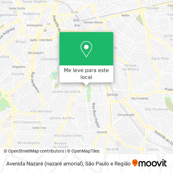 Avenida Nazaré (nazaré amorial) mapa