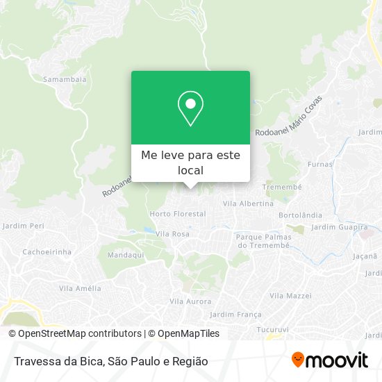 Travessa da Bica mapa
