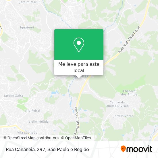 Rua Cananéia, 297 mapa