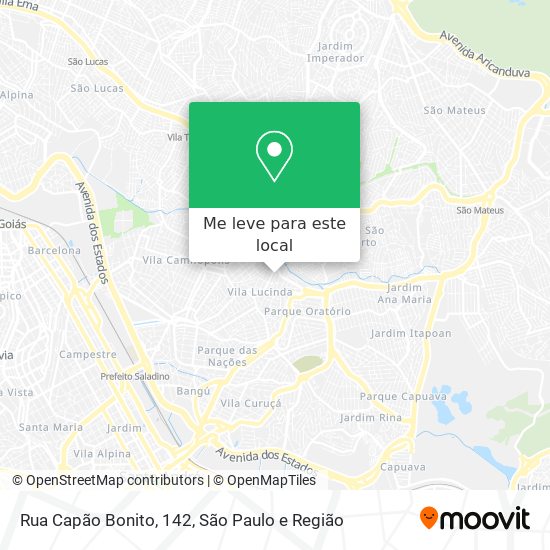 Rua Capão Bonito, 142 mapa