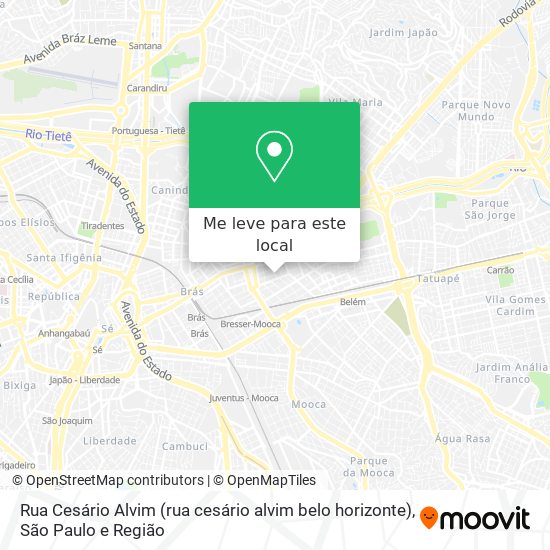 Rua Cesário Alvim (rua cesário alvim belo horizonte) mapa