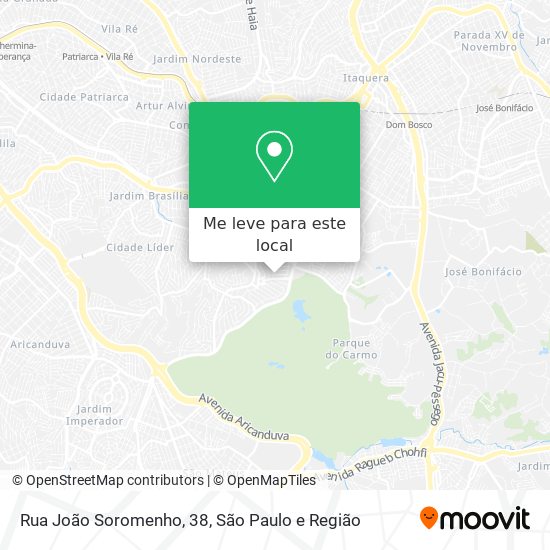 Rua João Soromenho, 38 mapa