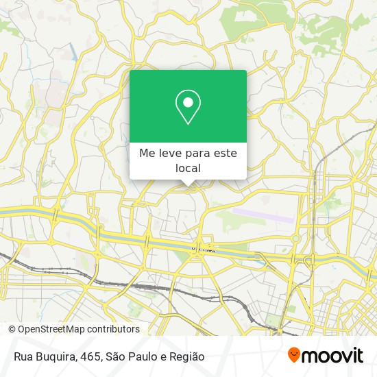 Rua Buquira, 465 mapa