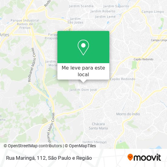 Rua Maringá, 112 mapa