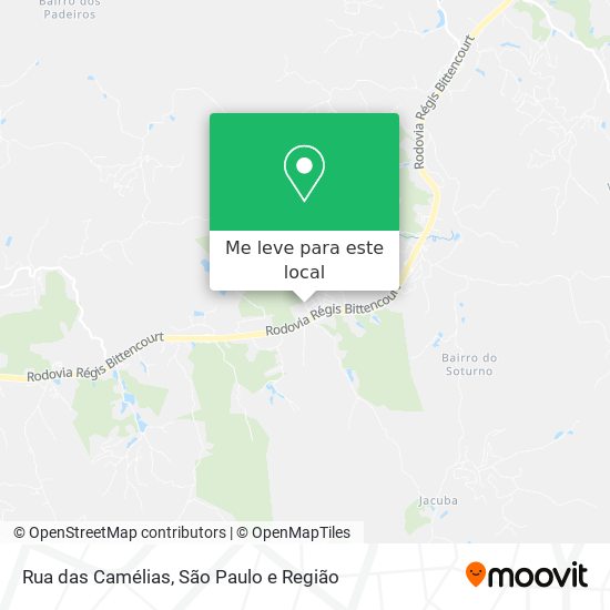 Rua das Camélias mapa