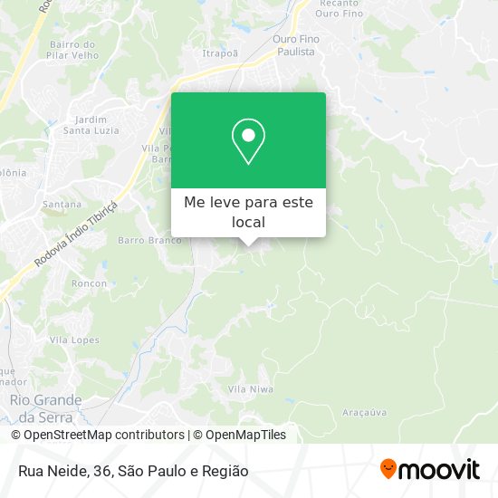 Rua Neide, 36 mapa