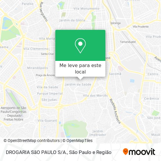 DROGARIA SãO PAULO S/A. mapa