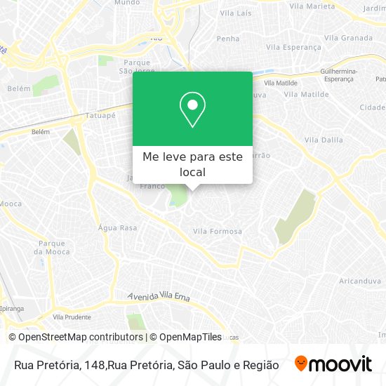 Rua Pretória, 148,Rua Pretória mapa