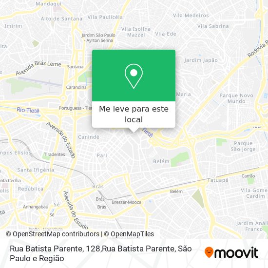 Rua Batista Parente, 128,Rua Batista Parente mapa