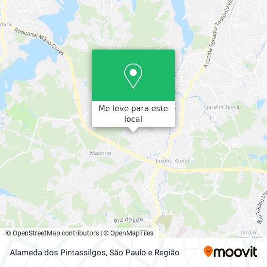 Alameda dos Pintassilgos mapa