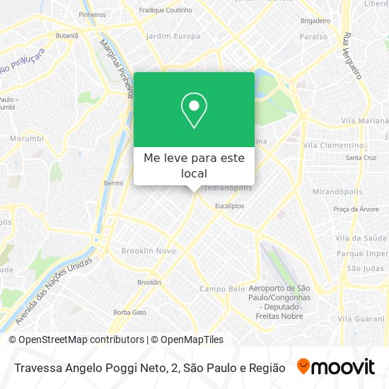 Travessa Angelo Poggi Neto, 2 mapa