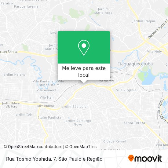 Rua Toshio Yoshida, 7 mapa