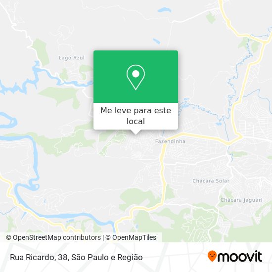 Rua Ricardo, 38 mapa