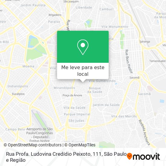 Rua Profa. Ludovina Credídio Peixoto, 111 mapa
