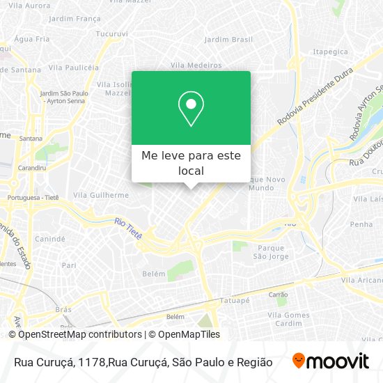 Rua Curuçá, 1178,Rua Curuçá mapa