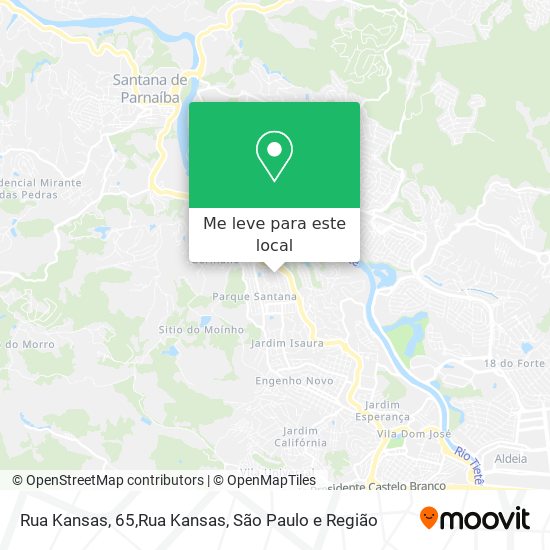 Rua Kansas, 65,Rua Kansas mapa