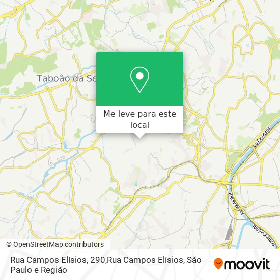 Rua Campos Elísios, 290,Rua Campos Elísios mapa