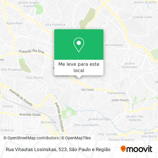 Rua Vitautas Losinskas, 523 mapa