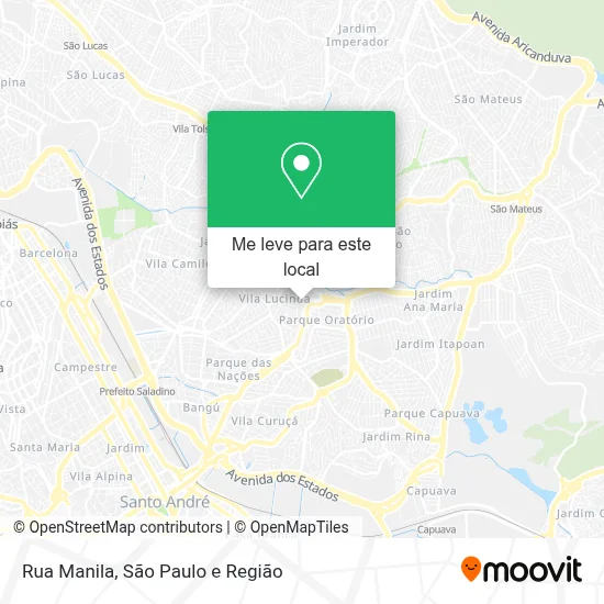 Rua Manila mapa