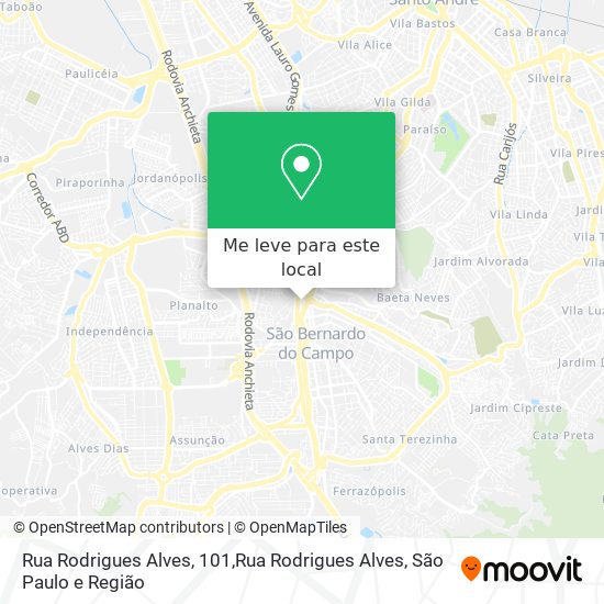 Rua Rodrigues Alves, 101,Rua Rodrigues Alves mapa