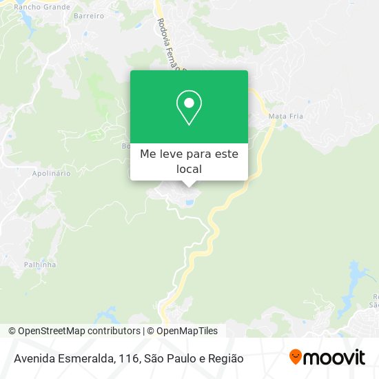 Avenida Esmeralda, 116 mapa