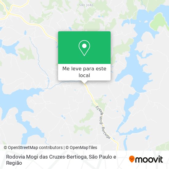Rodovia Mogi das Cruzes-Bertioga mapa