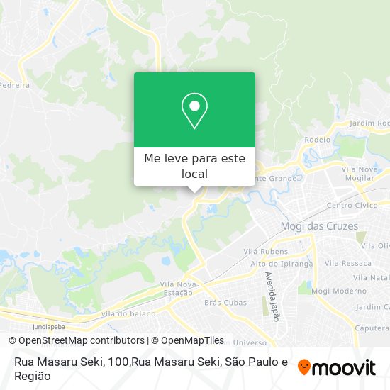 Rua Masaru Seki, 100,Rua Masaru Seki mapa