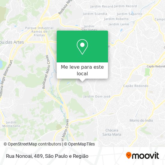 Rua Nonoai, 489 mapa