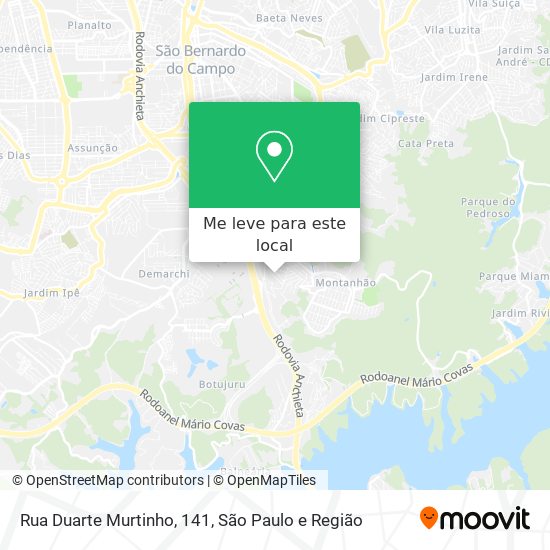 Rua Duarte Murtinho, 141 mapa