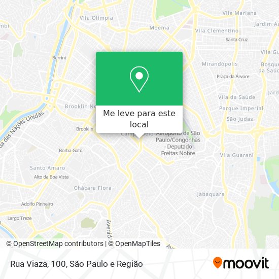 Rua Viaza, 100 mapa