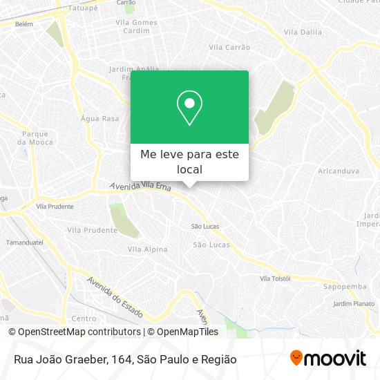 Rua João Graeber, 164 mapa