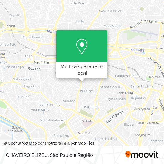 CHAVEIRO ELIZEU mapa