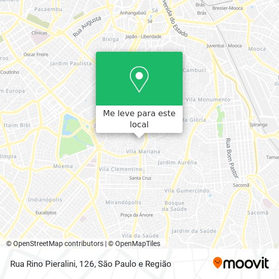 Rua Rino Pieralini, 126 mapa