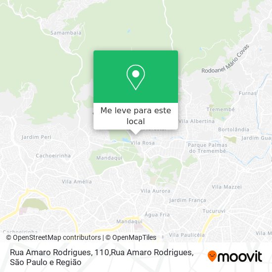 Rua Amaro Rodrigues, 110,Rua Amaro Rodrigues mapa