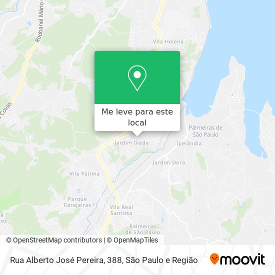 Rua Alberto José Pereira, 388 mapa