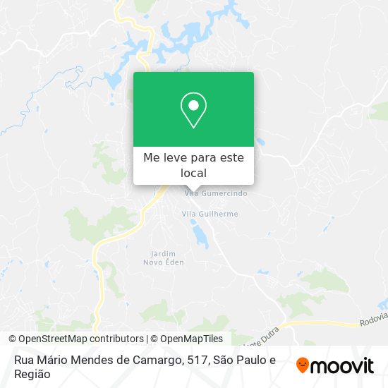 Rua Mário Mendes de Camargo, 517 mapa