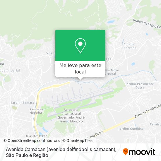 Avenida Camacan (avenida delfinópolis camacan) mapa