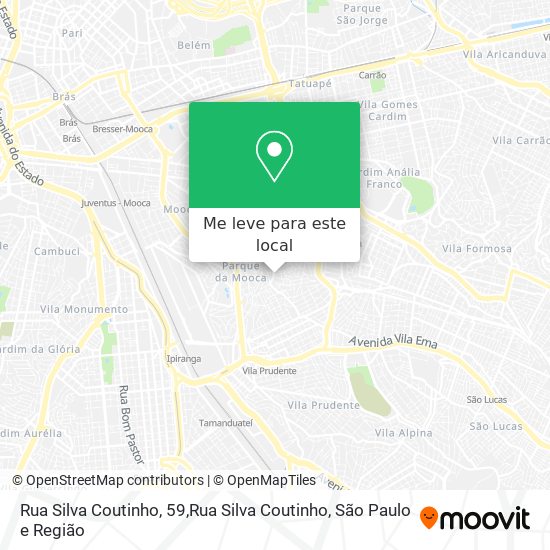 Rua Silva Coutinho, 59,Rua Silva Coutinho mapa