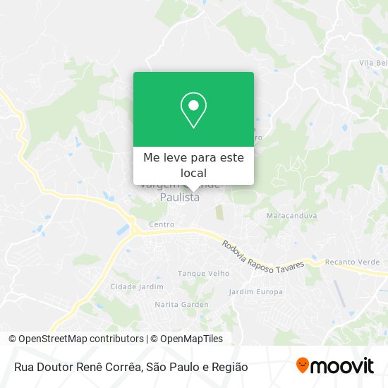 Rua Doutor Renê Corrêa mapa