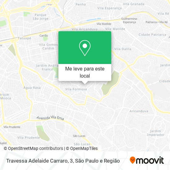 Travessa Adelaide Carraro, 3 mapa