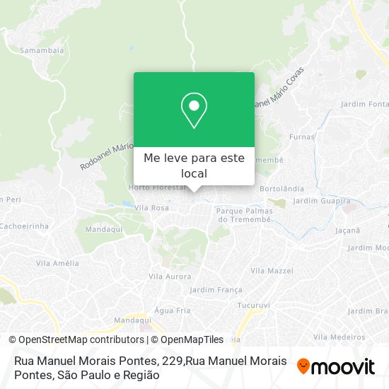 Rua Manuel Morais Pontes, 229,Rua Manuel Morais Pontes mapa