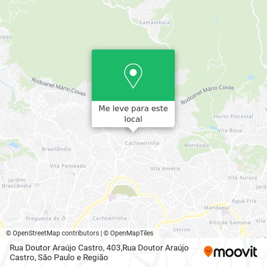 Rua Doutor Araújo Castro, 403,Rua Doutor Araújo Castro mapa