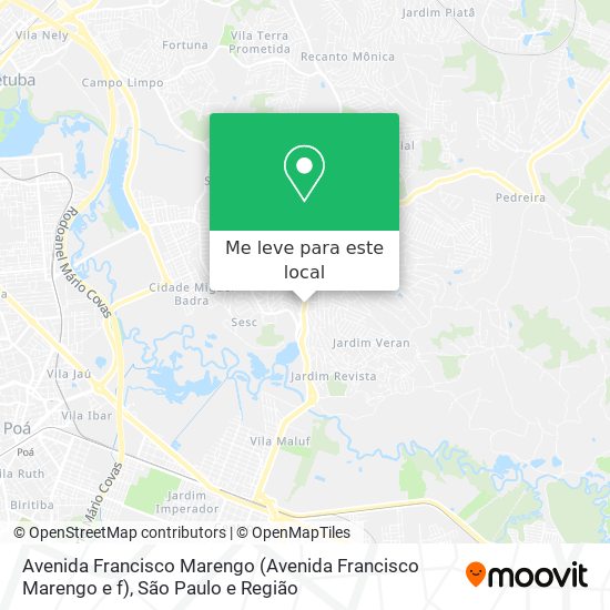 Avenida Francisco Marengo (Avenida Francisco Marengo e f) mapa